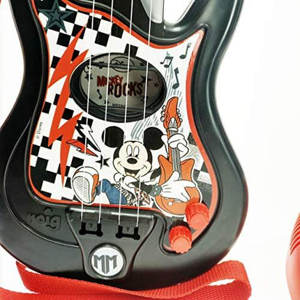 Zestaw z mikrofonem i gitarą dla dzieci Disney Mickey Mouse