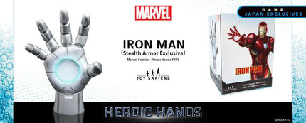 Marvel Heroic Hands naturalnej wielkości statua #2C Iron Man Grey Armor 23 cm